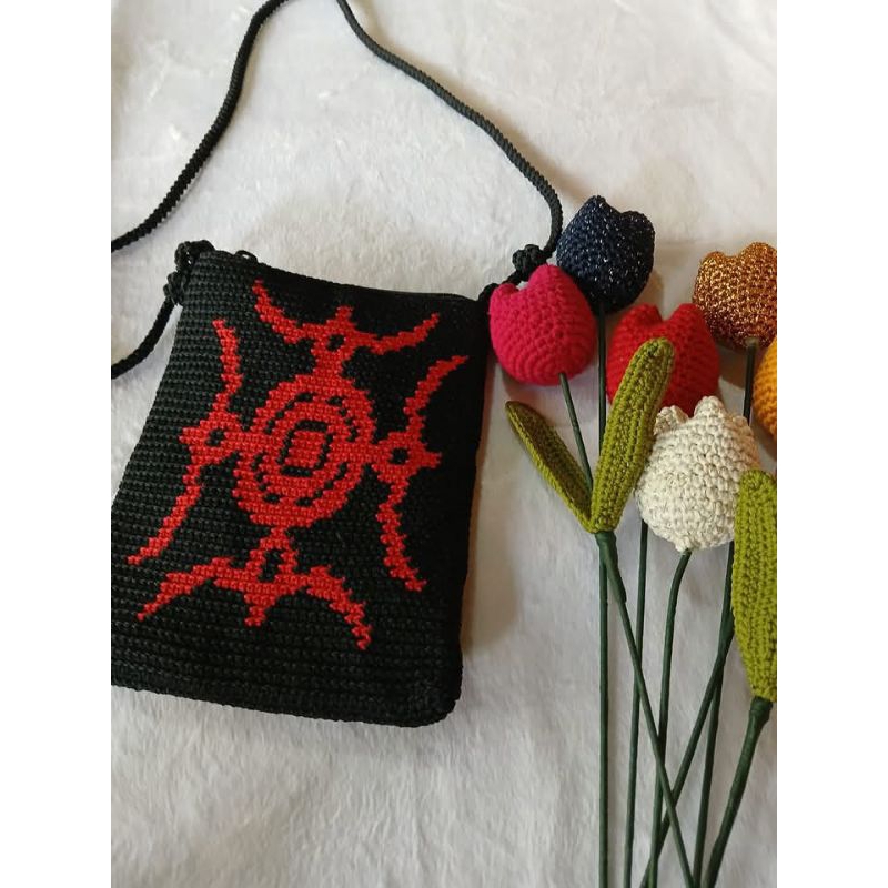 tas rajut motif Ambon