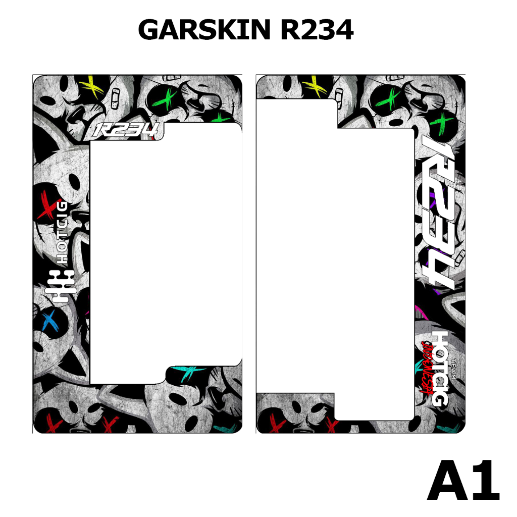 

Stiker VYNIL inner anti gores model Monster R234