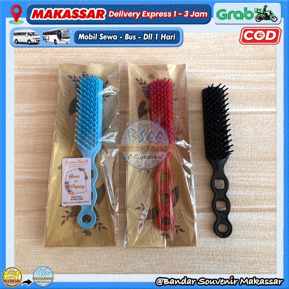 (isi 50 pcs) Souvenir SISIR SIKAT Kemas ALAS RUSTIK Kartu Ucapan Suvenir Pernikahan Murah Makassar