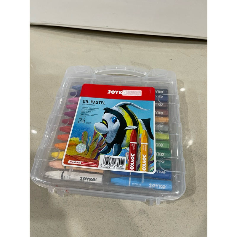 

Joyko Oil Pastel + mistar huruf