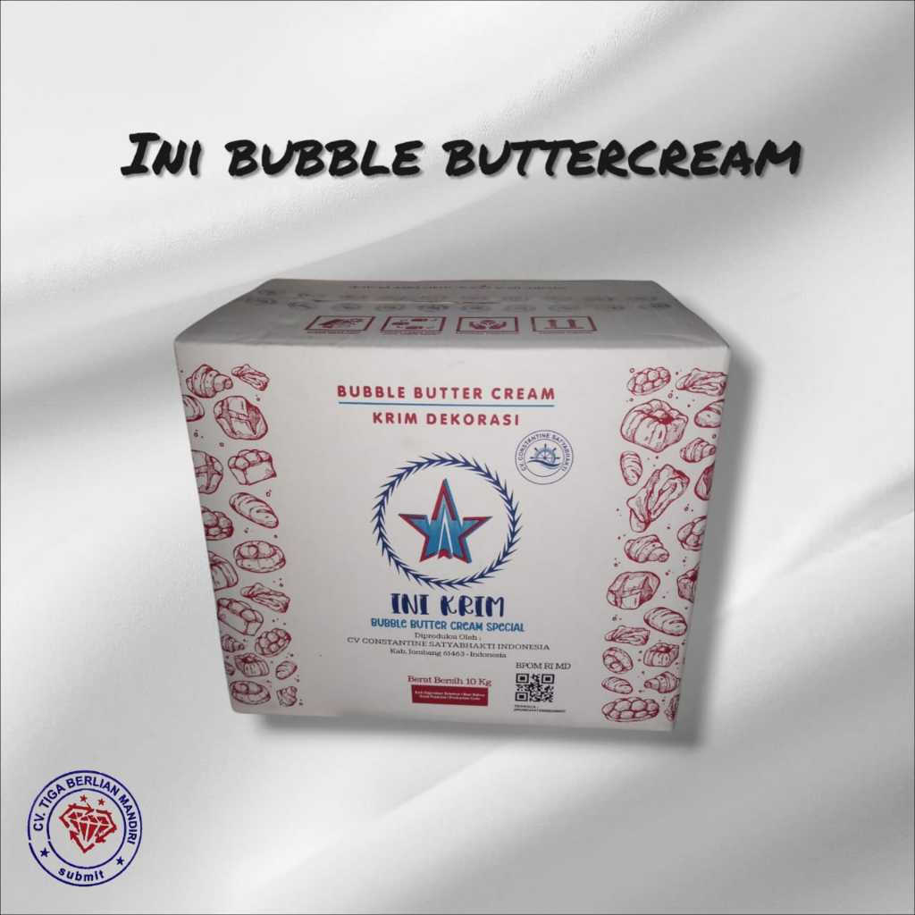 

INI BUBBLE BUTTER CREAM KEMASAN 10KG/KARTON