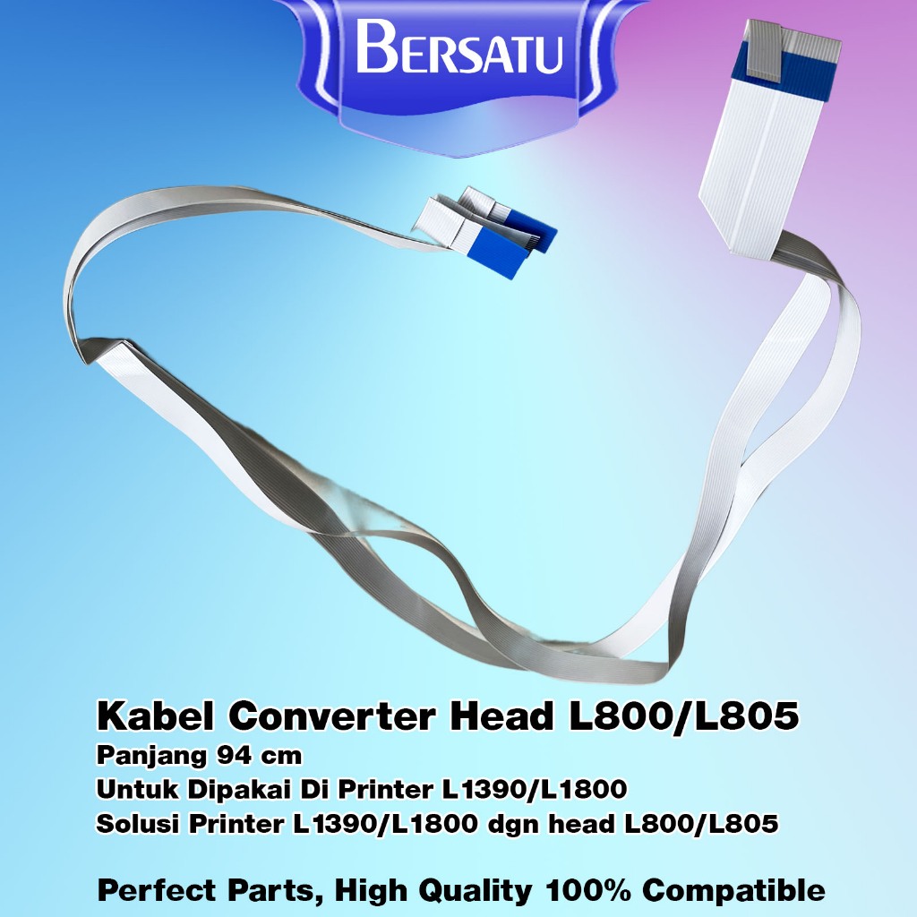 Kabel Head Converter dari L1800 / 1390 ke Head L800 Flexibel / Flexible Cable Printhead Fleksibel Co