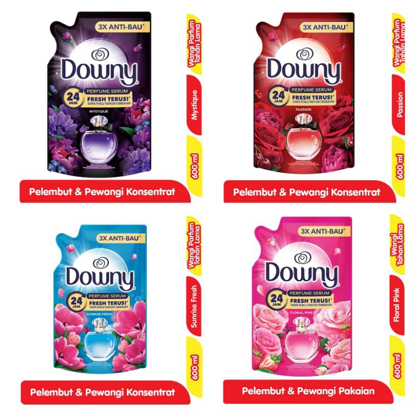 Downy pelembu & pewangi pakaian 600ml Downy pewangi pakaian
