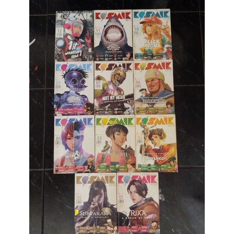 Preloved komik Kosmik mook 1-12