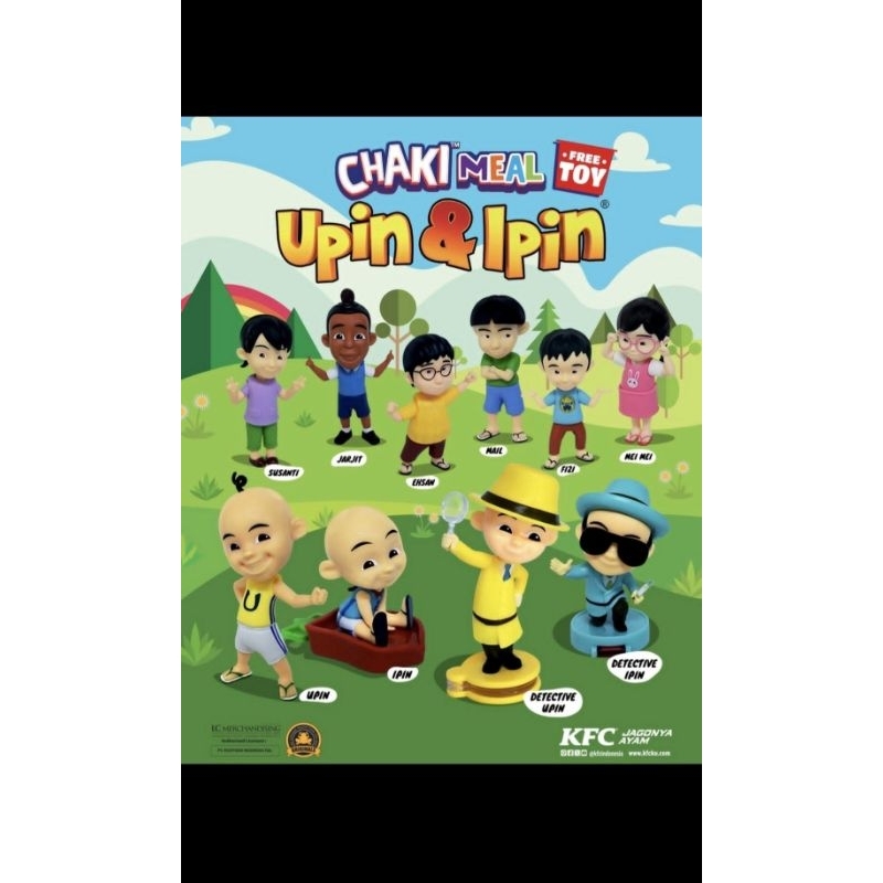KFC Chaki Kids Meal Upin Ipin Satuan atau Per Pcs