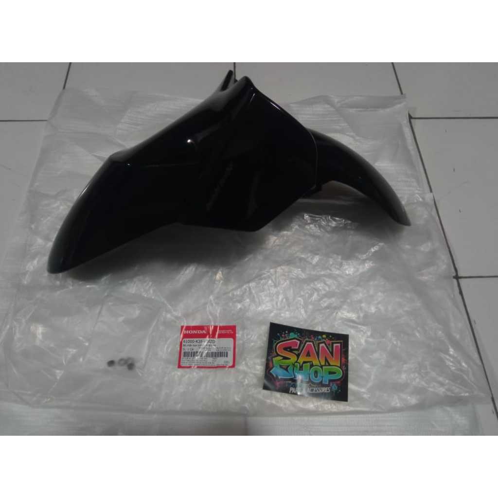 Spakbor Depan Honda PCX CBU 150 LED 2014-2017, Front Fender 61100K35V00ZD