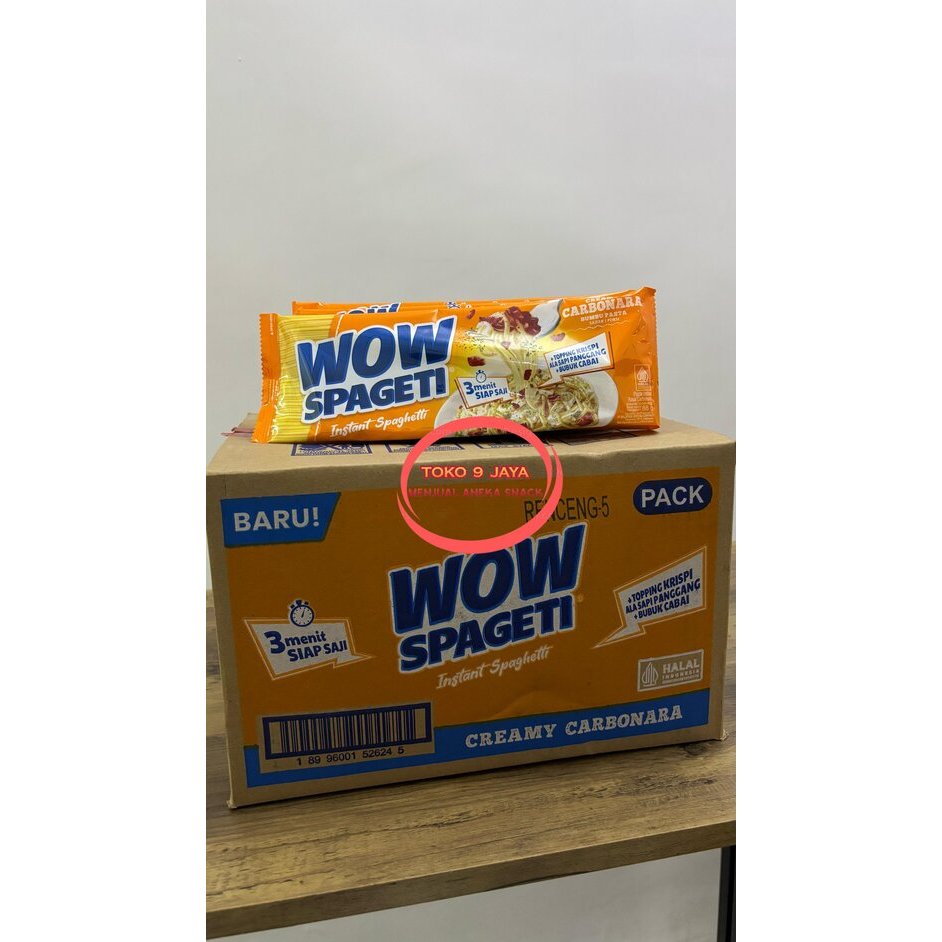 

WOW SPAGETI INSTAN SPAGHETTI VIRAL RASA CARBONARA PAKET 5 PCS