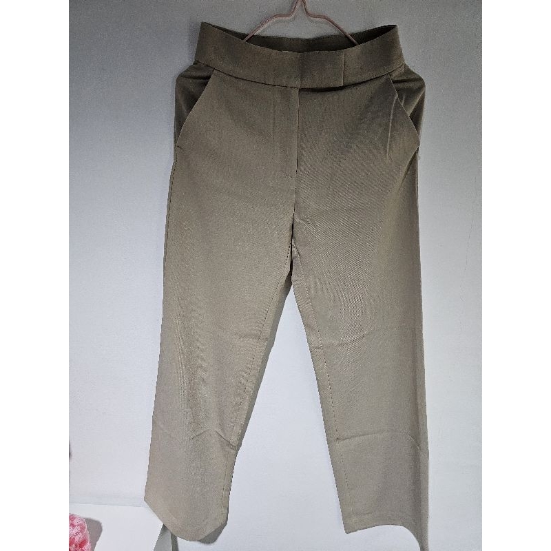 Preloved... Celana Panjang Wanita Kulot Coklat Muda