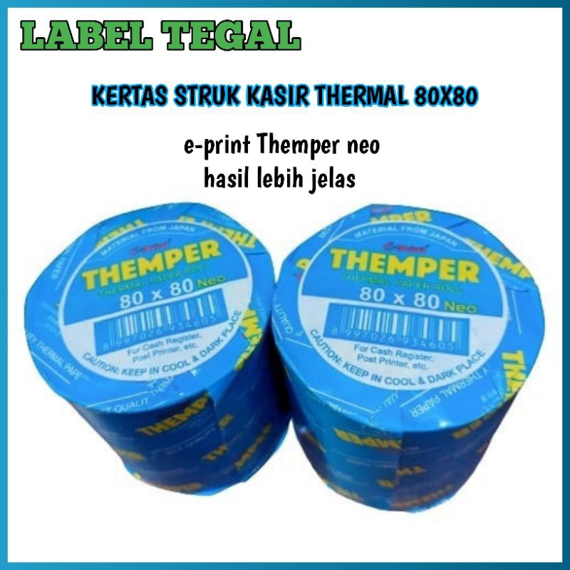 

Eprint Kertas Struk Kasir Themper Thermal 80mm X 80mm Thermal kasir 80mm x 80mm
