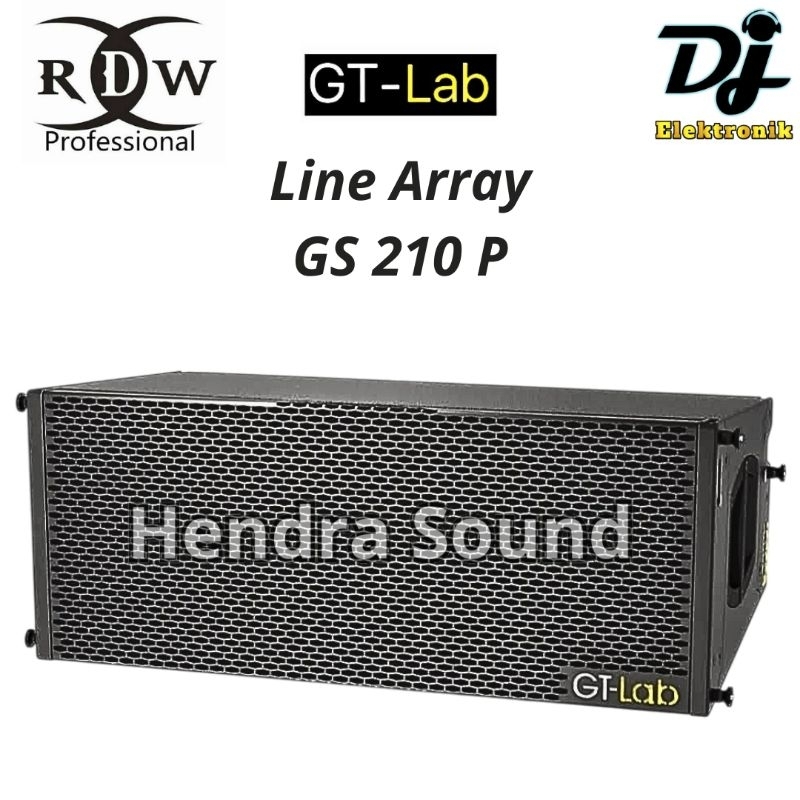 GT LAB GS 210P / GS210P - Speaker Line Array Pasif (1 Hardcase isi 1) RDW