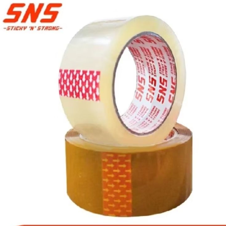 

Isolasi|Lakban|Selotip| Cokelat/Bening 45mm x 80yard