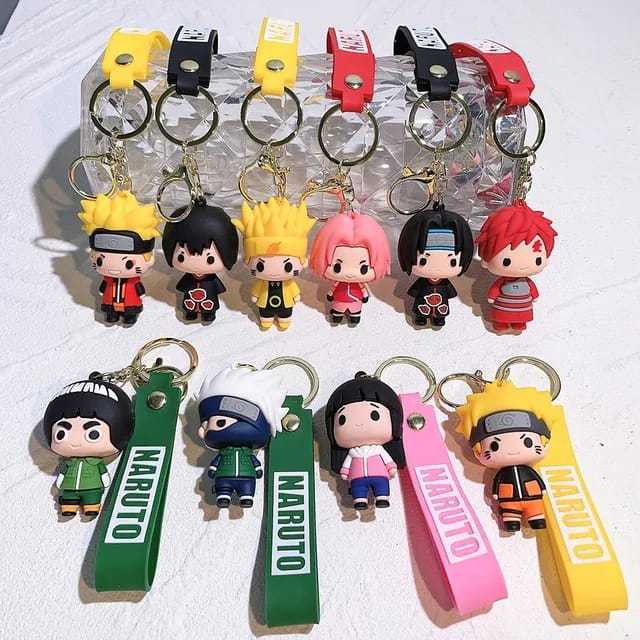 Gantungan Kunci Naruto Kakashi Itachi Sakura Hinata Gaara Sasuke Chibi Gantungan Tas