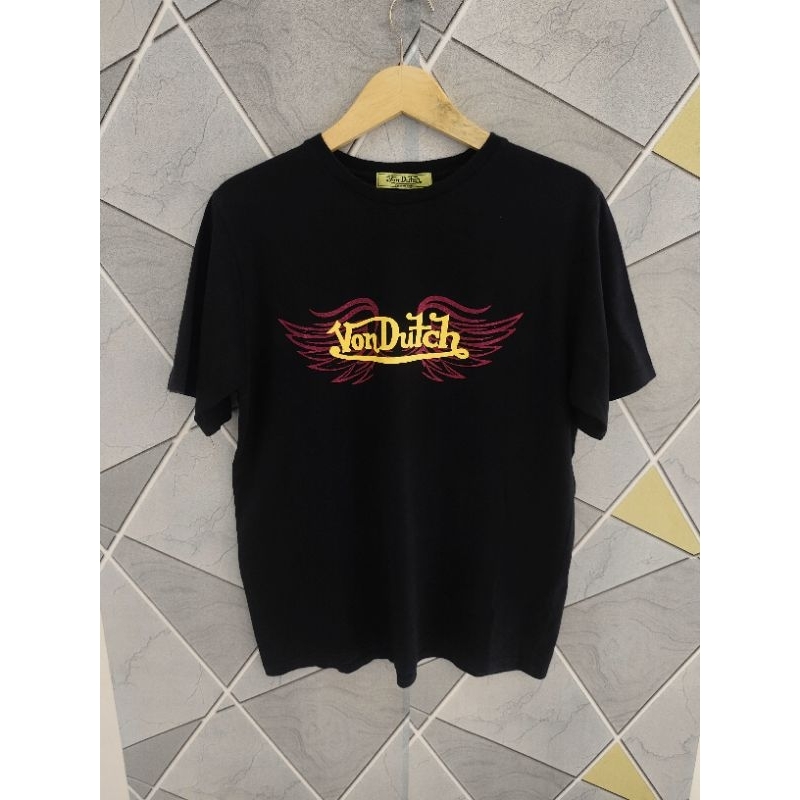 Kaos Von Dutch (M-L) Like new preloved second Thrifting