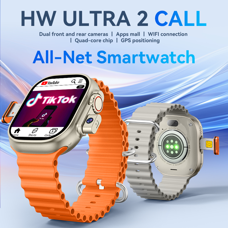 Orbit HW Ultra 2 Call 4G/5G Android Smartwatch with GPS 2GB+64GB 2.02inch Amoled 490*580 Screen supp