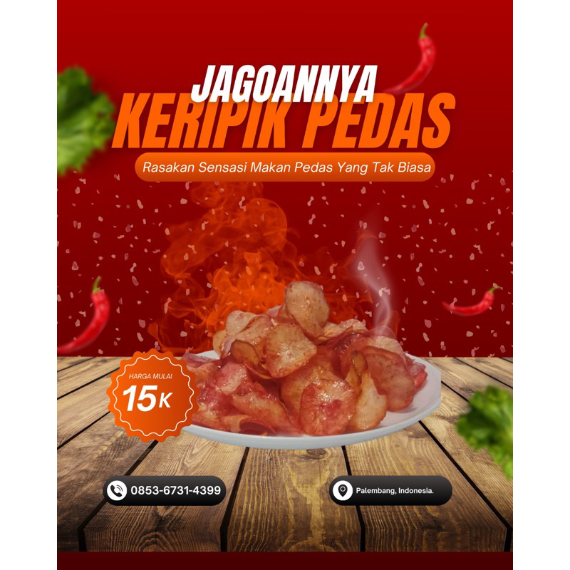 

Keripik Ubi/Singkong BMW 250g | 500g | 1kg keripik pedas