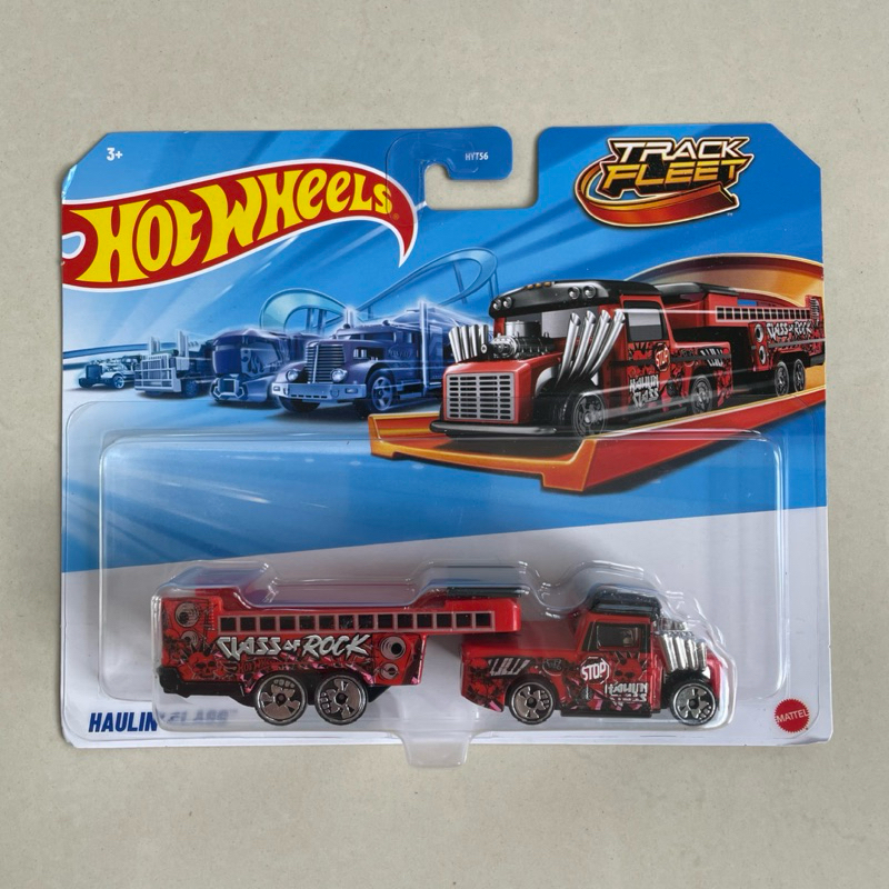 Hot Wheels Haulin Class Truck Trailer Track Fleet Haulin’ Hauling School Bus Bis Sekolah Star Hauler