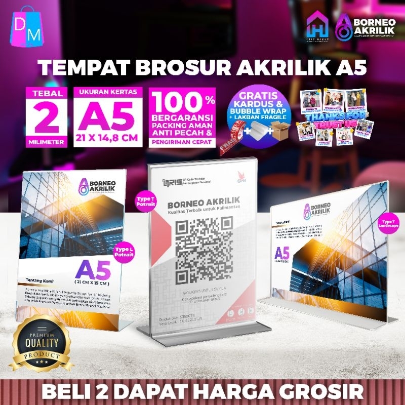 

Tempat Brosur Akrilik A5 Tempat Qris Tempat Menu Restoran Dilemashop Indonesia Plakat Akrilik Banjarmasin Akrilik Banjarbaru Media Promosi Akrilik Tools Marketing Alat Promosi Perlengkapan Usaha POP akrilik Kreasi Akrilik Terlaris