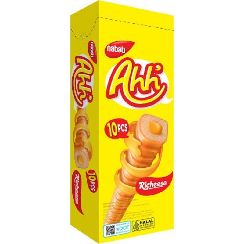 

Nabati Snack Stick Ahh 30gr / Cheese / Cocopan