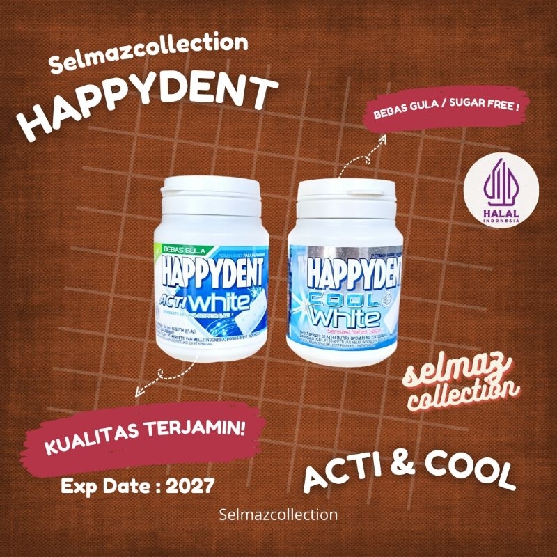 

Happydent Cool White Happydent Permen Karet Bebas Gula Happydent Acti White Happydent Sugar Free