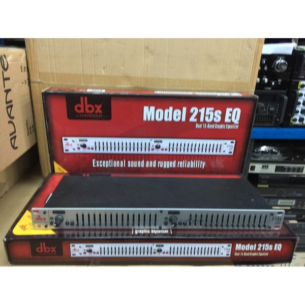Equalizer DBX 215s ( 2 x 15 Channel ) / 215 Silver