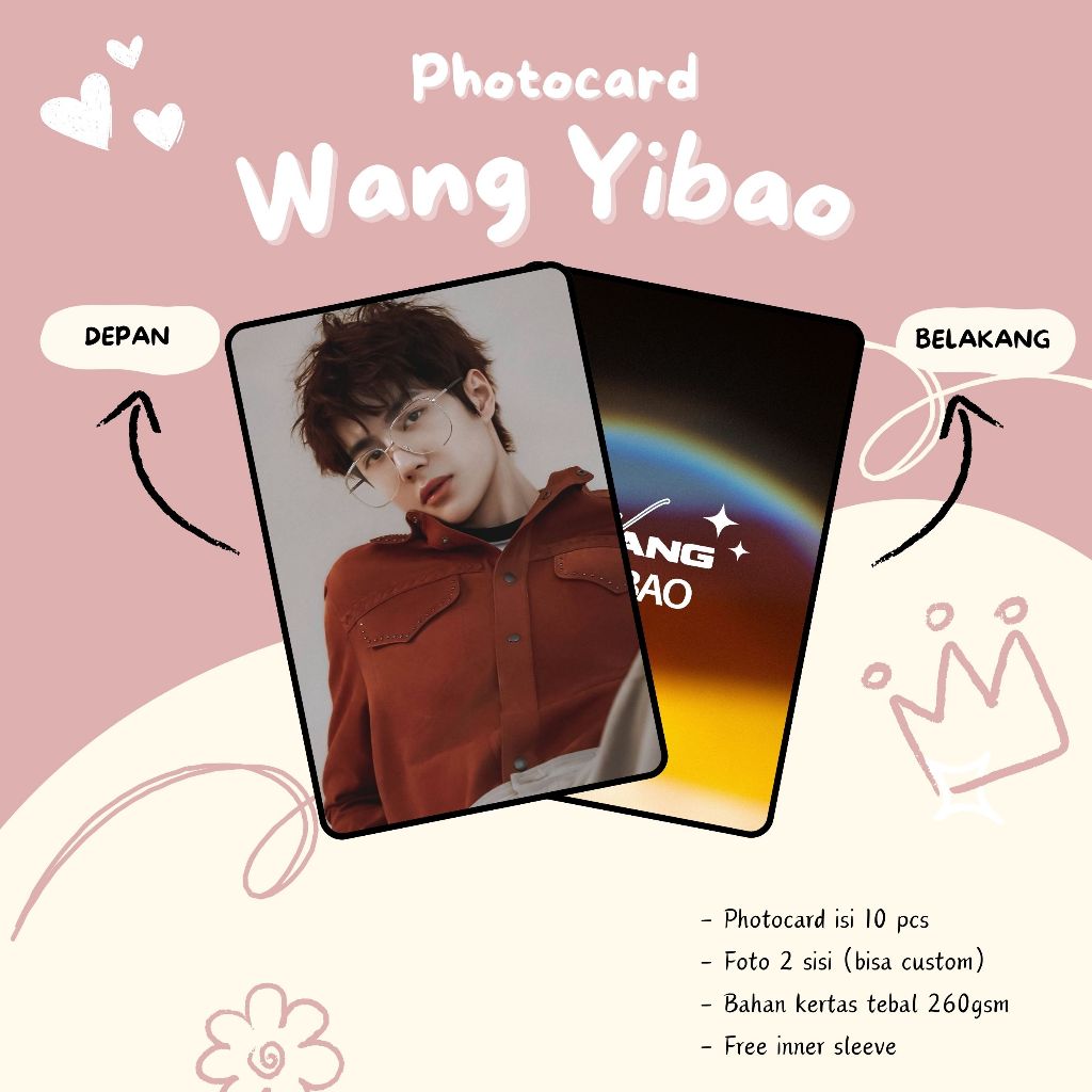 (10 PCS) PHOTOCARDS WANG YIBAO