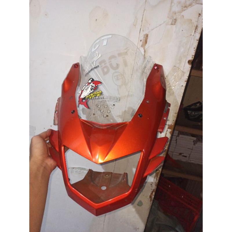 Batok Visor Ninja RR NEW 2015 Original Copotan Motor