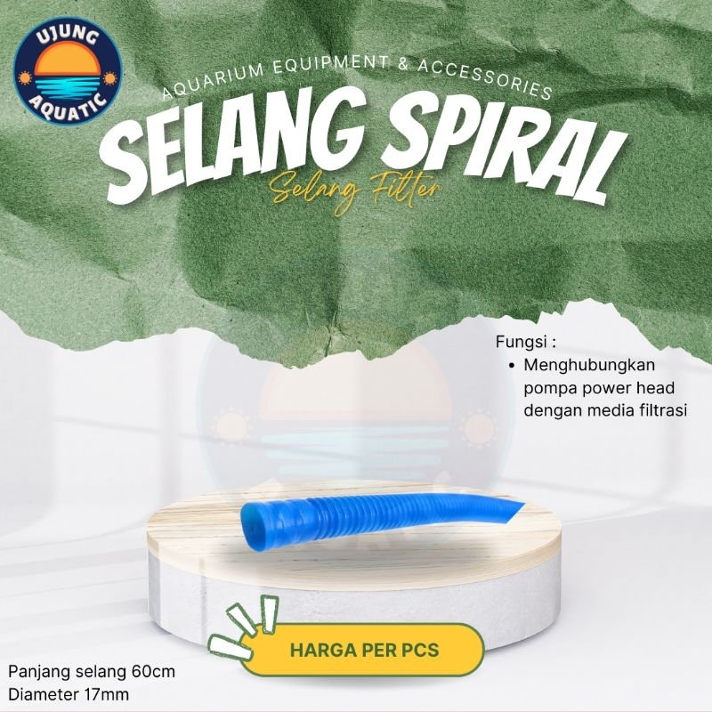 Selang Spiral Filter Aquarium