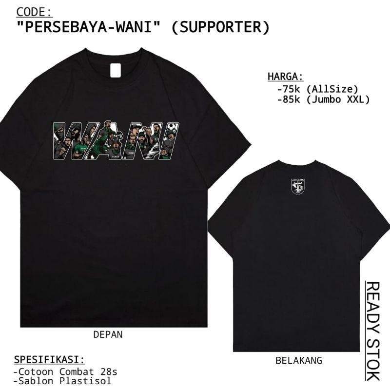 kaos Persebaya wani