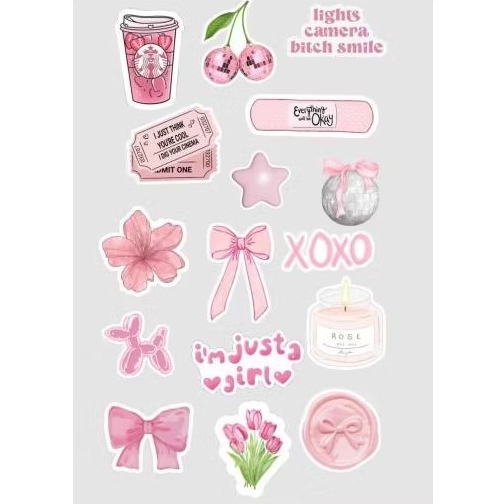 

Stiker Aesthetic Choco Series | Stiker Aesthetic Deco Planner Album Scrapbook Journal Freebies