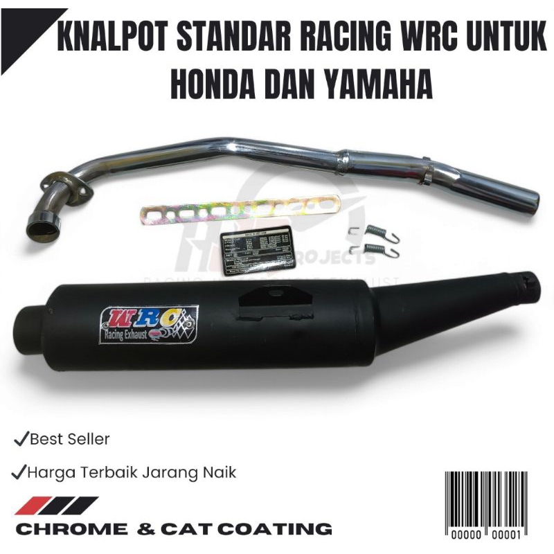 PROMO‼️ KNALPOT TSUKIGI STANDAR RACING WRC UNTUK SUPRA FIT/SUPRA 125/KARISMA/JUPITER/ASTREA/SMASH/SH