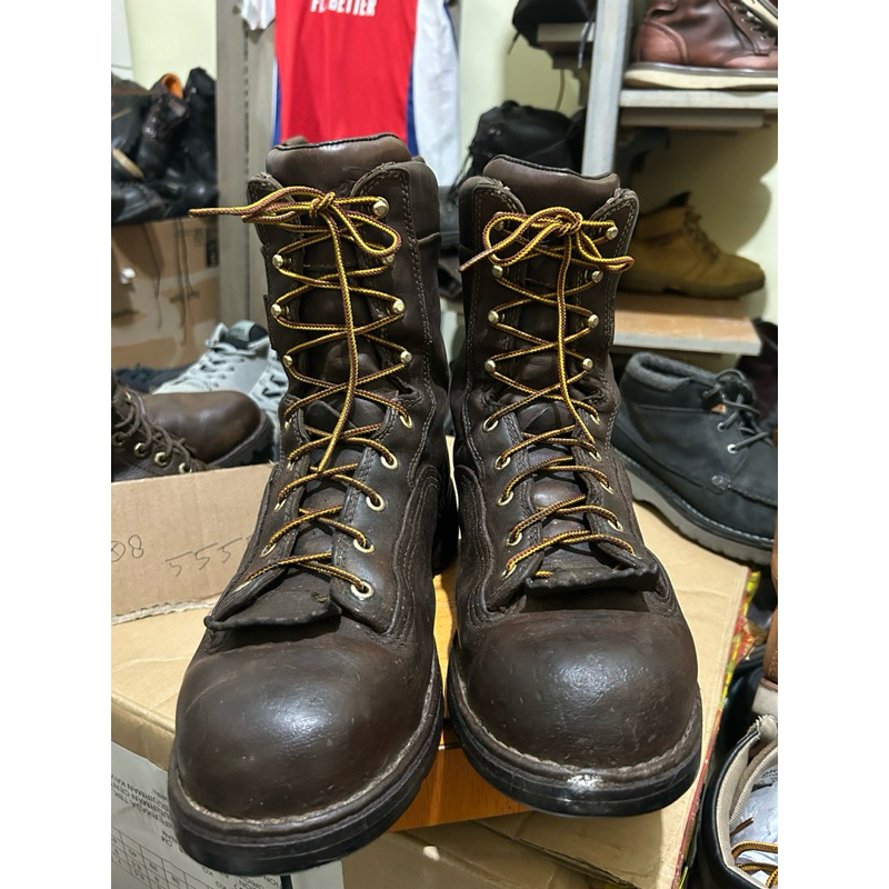 Sepatu Danner Quarry Brown GTX Leather Work Boots Men's