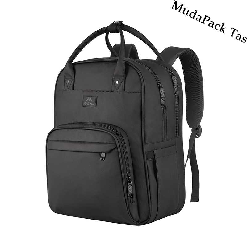 Tas Ransel Laptop Wanita Waterproof Tas Kerja Wanita Laptop Elegan import