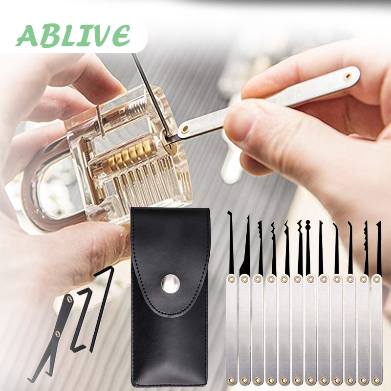 Isi 15 Door Lock Pick Quick Opener Tools Set Locksmith Tools Lock Pick