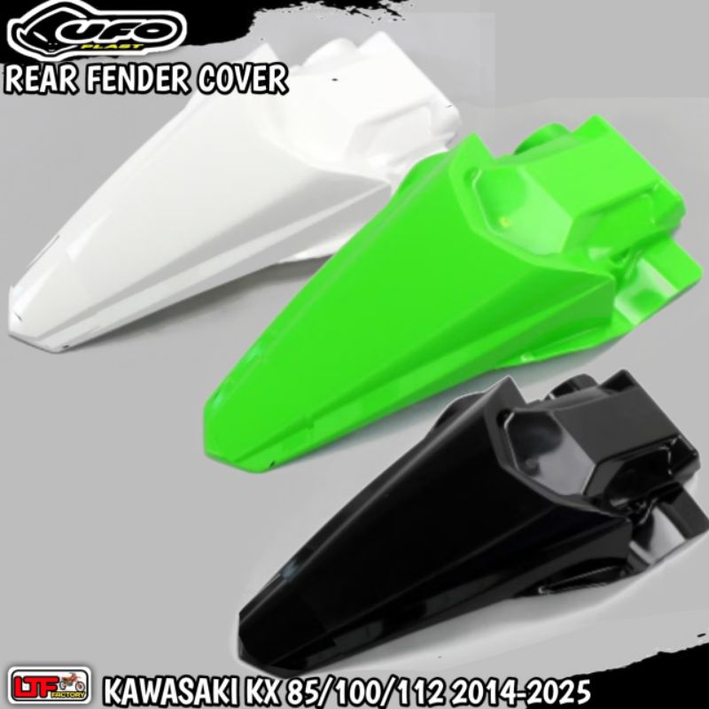 KAWASAKI KX 85 100 112 2014 2015 2016 2017 2018 2019 2020 2021 2022 2023 2024 2025 - UFO REAR FENDER