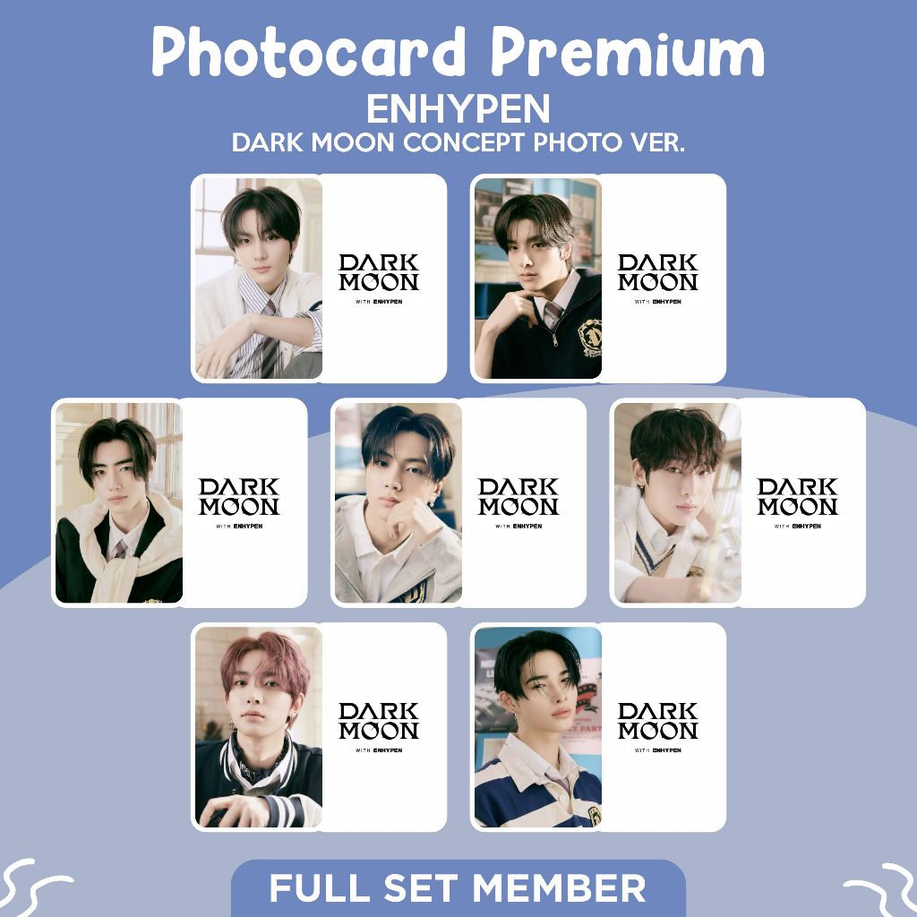 Photocard Premium ENHYPEN [Dark Moon Concept Photo]