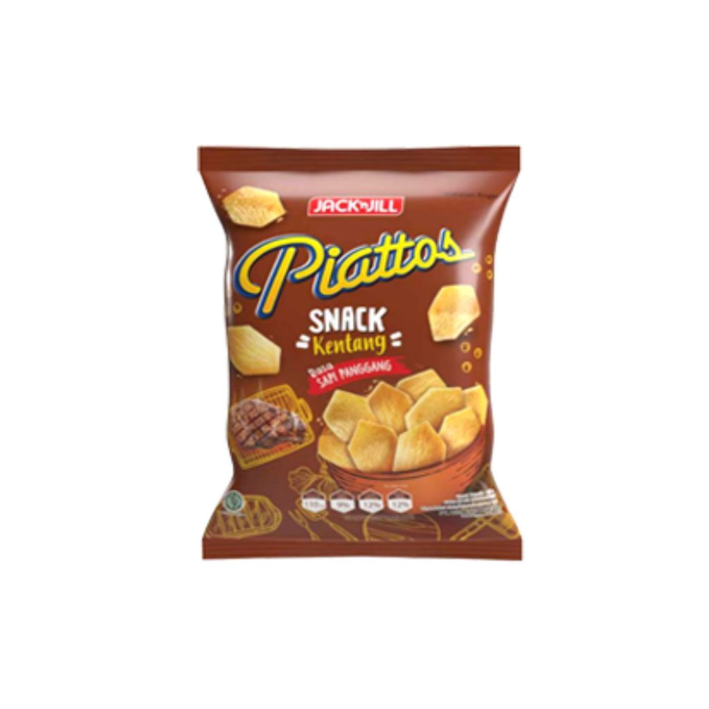 

[BUNDLING ISI 3] PIATTOS SNACK KENTANG 68gr x 3
