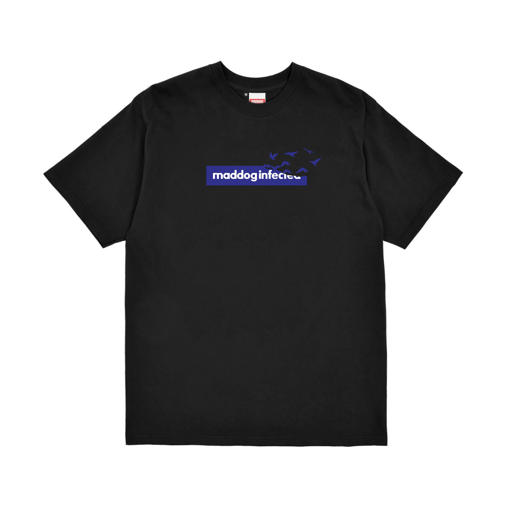 ORI Maddog Infected - Kaos - FLYAWAY Black | Kaos Pria Wanita Unisex Hitam T-shirt Distro Official M