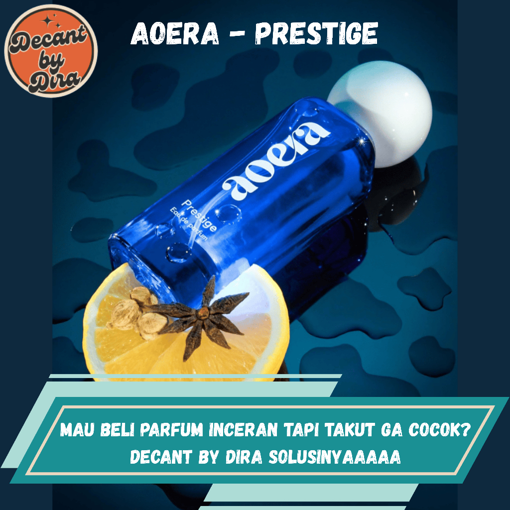 Decant share AOERA Prestige decant share vial