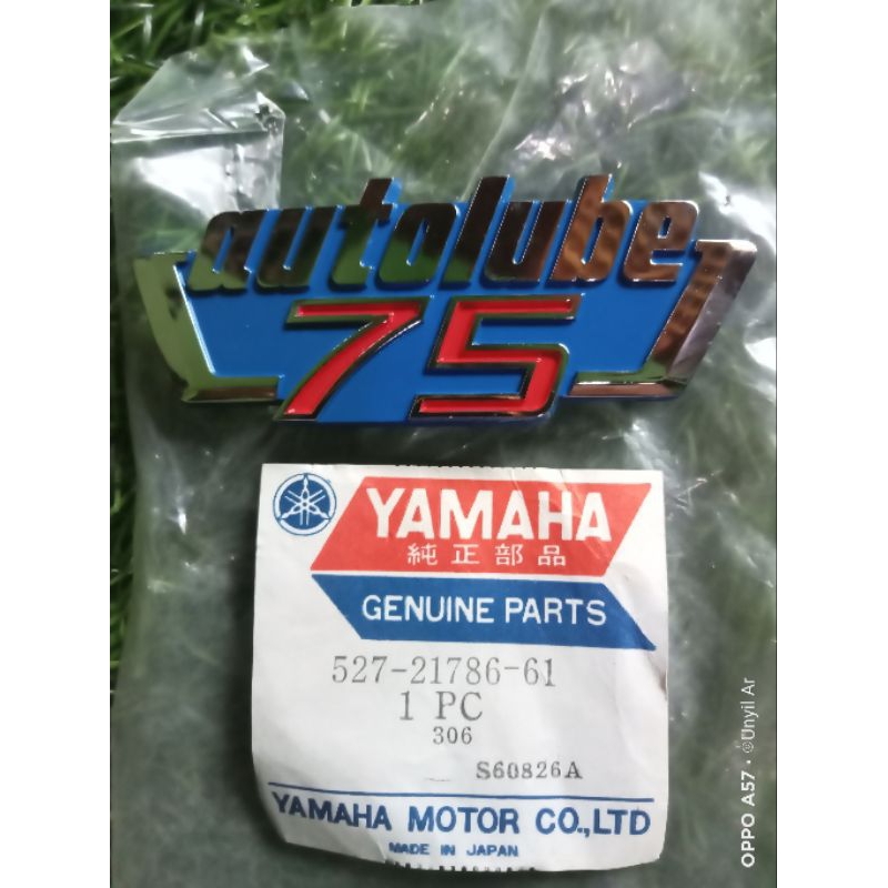 Emblem Tutup Aki Yamaha V75