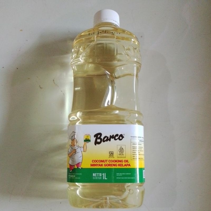 

BARCO COCONUT COOKING OIL 1L BOTOL / MINYAK GORENG KELAPA