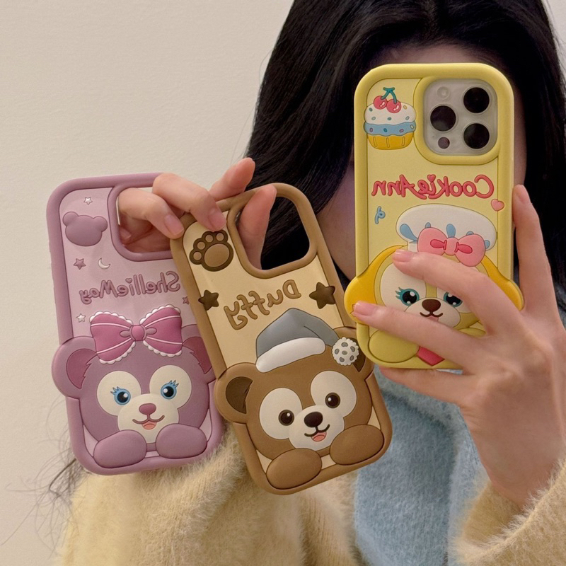 GLEAMSWEAR.ID | DUFFY AND SHELLIEMAY 3D CASE IPHONE 11 12 13 14 15 16 PRO PROMAX