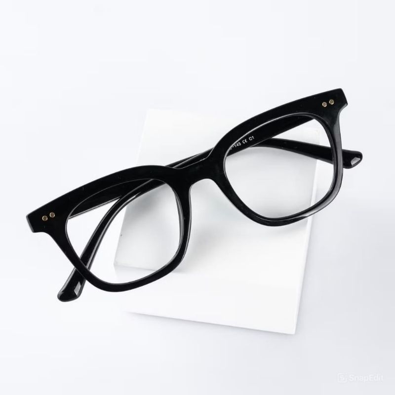 Kacamata Minus Photocromic Wanita/Pria 614 | Kacamata Antiradiasi Minus | Frame Kacamata Minus (Pake