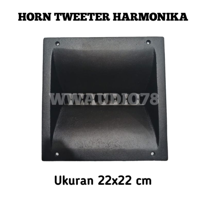 HORN TWETER LINE ARRAY MODEL HARMONIKA UK 22X22 MULTI DRAT BAUT BAHAN COR ALMUNIUM