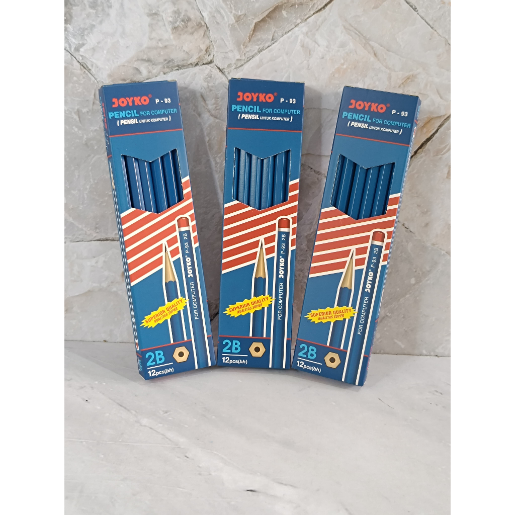 

SELUSIN ( 12 BIJI ) Pensil 2B Joyko P-93 Pensil 2B Joyko P93