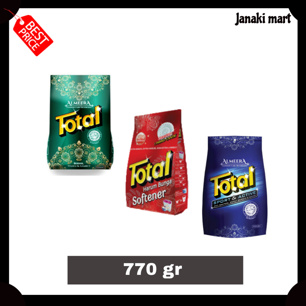 TOTAL almeera deterjen bubuk 770 gr - All variant