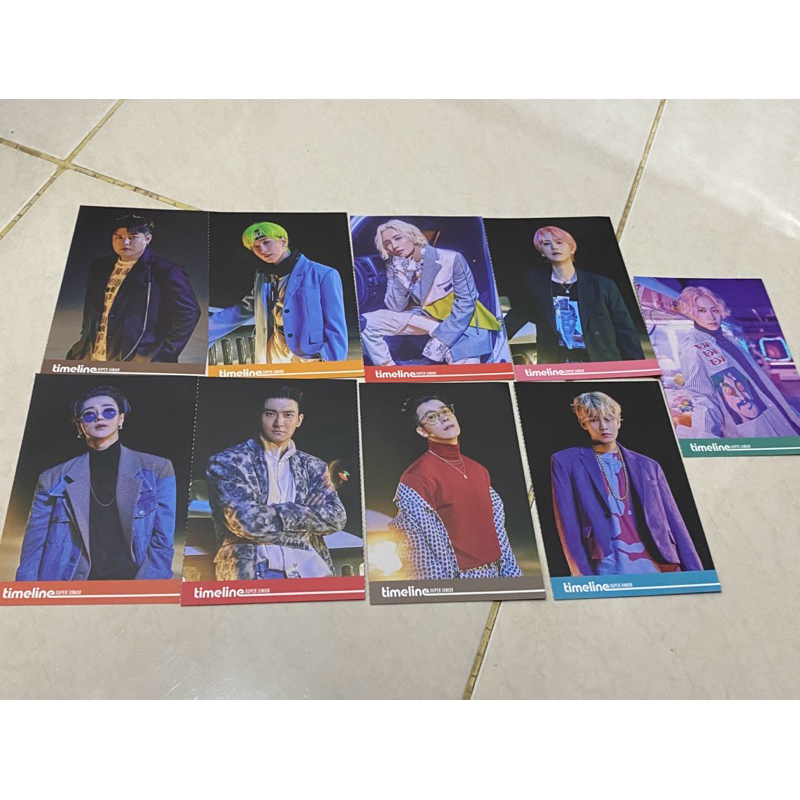

SUPER JUNIOR TIMELINE OFFICIAL POSTCARD