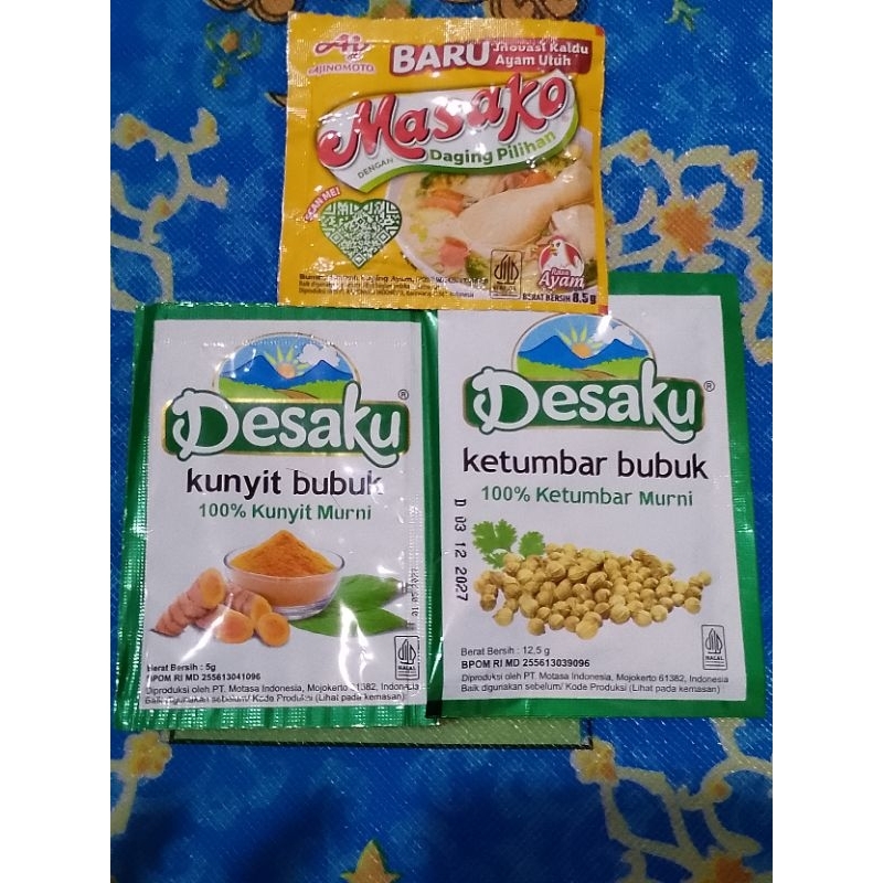 

Kunyit Bubuk+Masako+Ketumbar Bubuk Paket 2N (TRB56)
