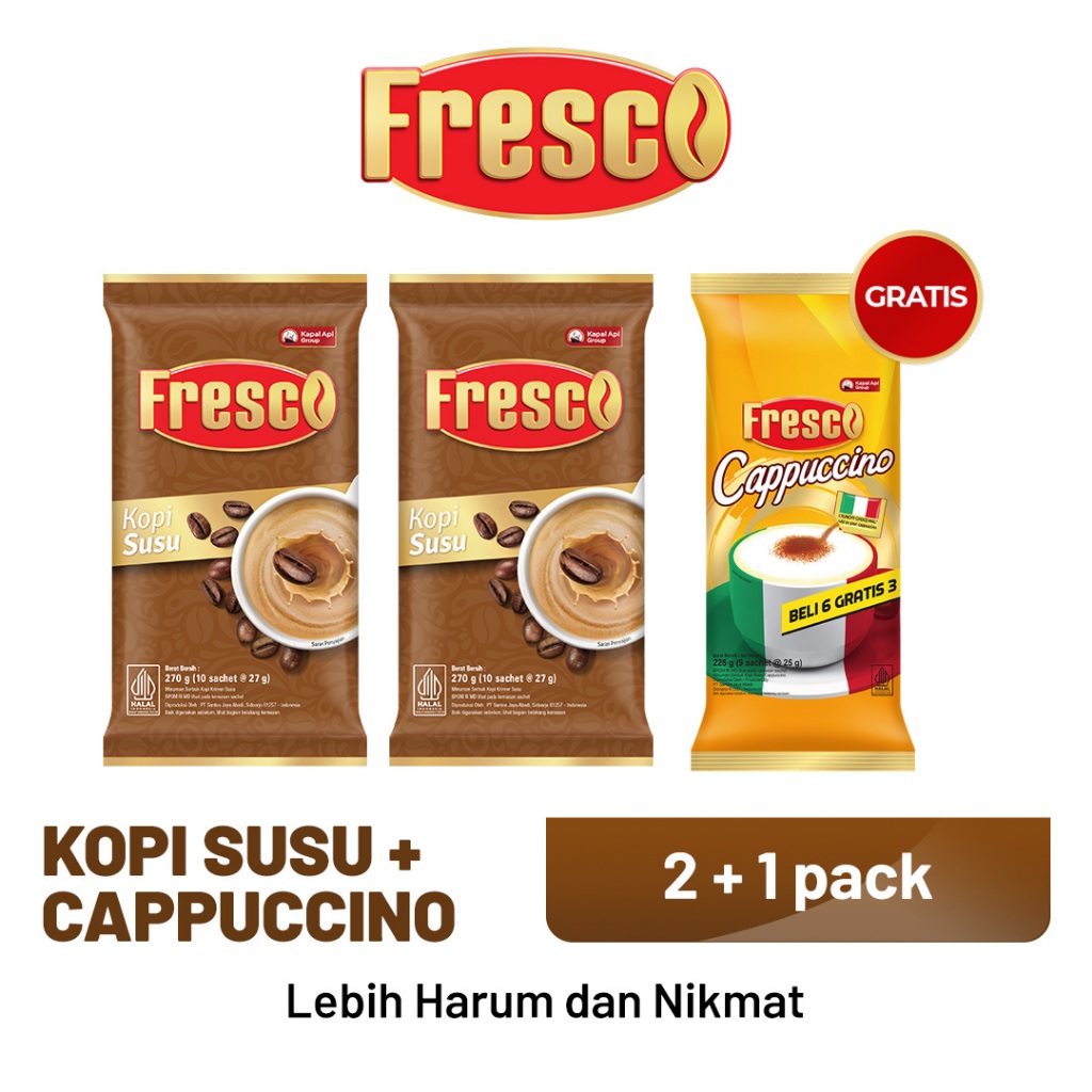 

[Buy 2 Get 1] Paket Fresco Mix 4
