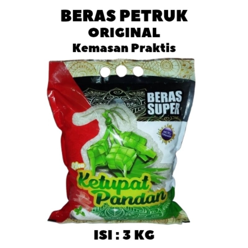 

[READY] [JAKSEL] BERAS PETRUK ORIGINAL KEMASAN PRAKTIS 3KG, 2,5KG, 2KG, 3,5LITER, 3LITER, 2,5LITER, 2LITER