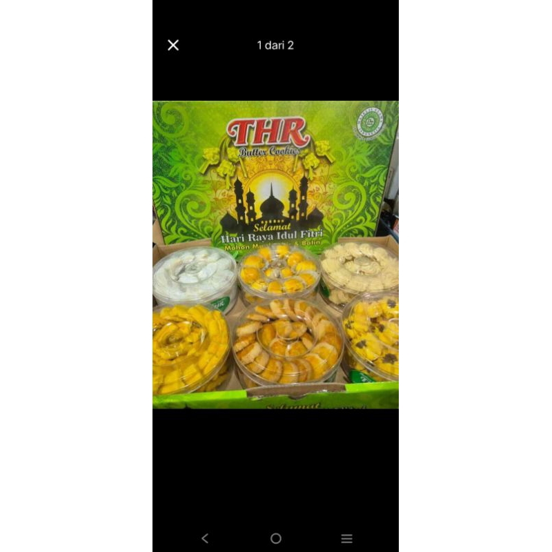 

paket kue kering merk THR